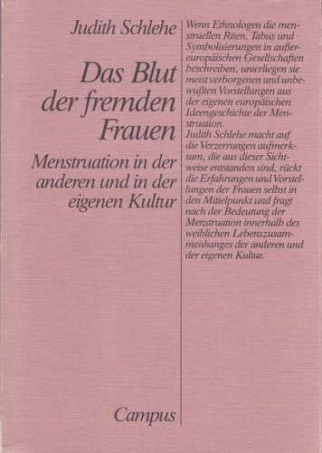 Das Blut der fremden Frauen: Menstruation in der anderen und in der eigenen Kultur Social Sciences