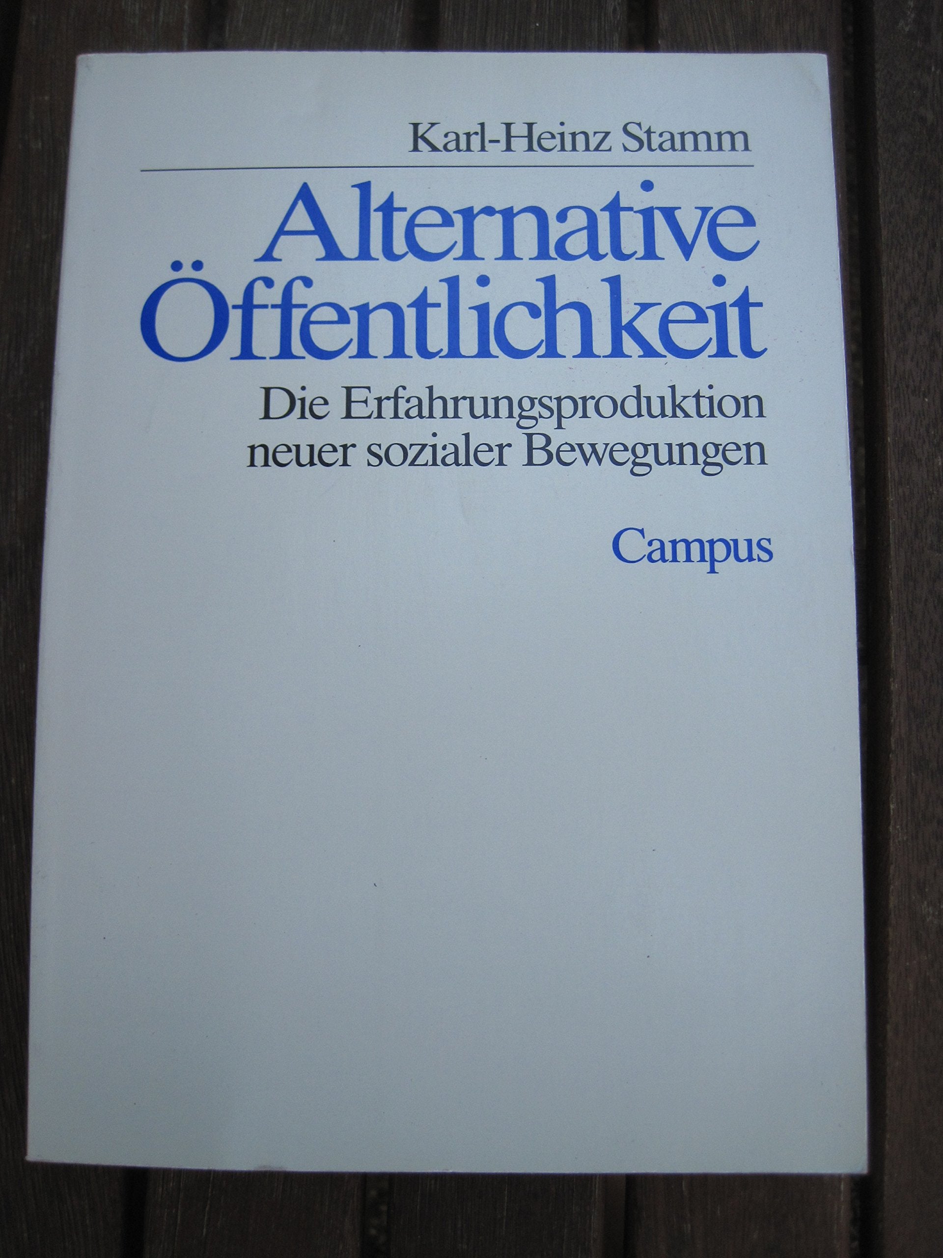 Alternative Öffentlichkeit: Die Erfahrungsproduktion neuer sozialer Bewegungen Media & Communication