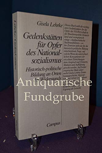 Gedenkstätten für Opfer des Nationalsozialismus German history