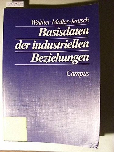 Basisdaten der industriellen Beziehungen Books