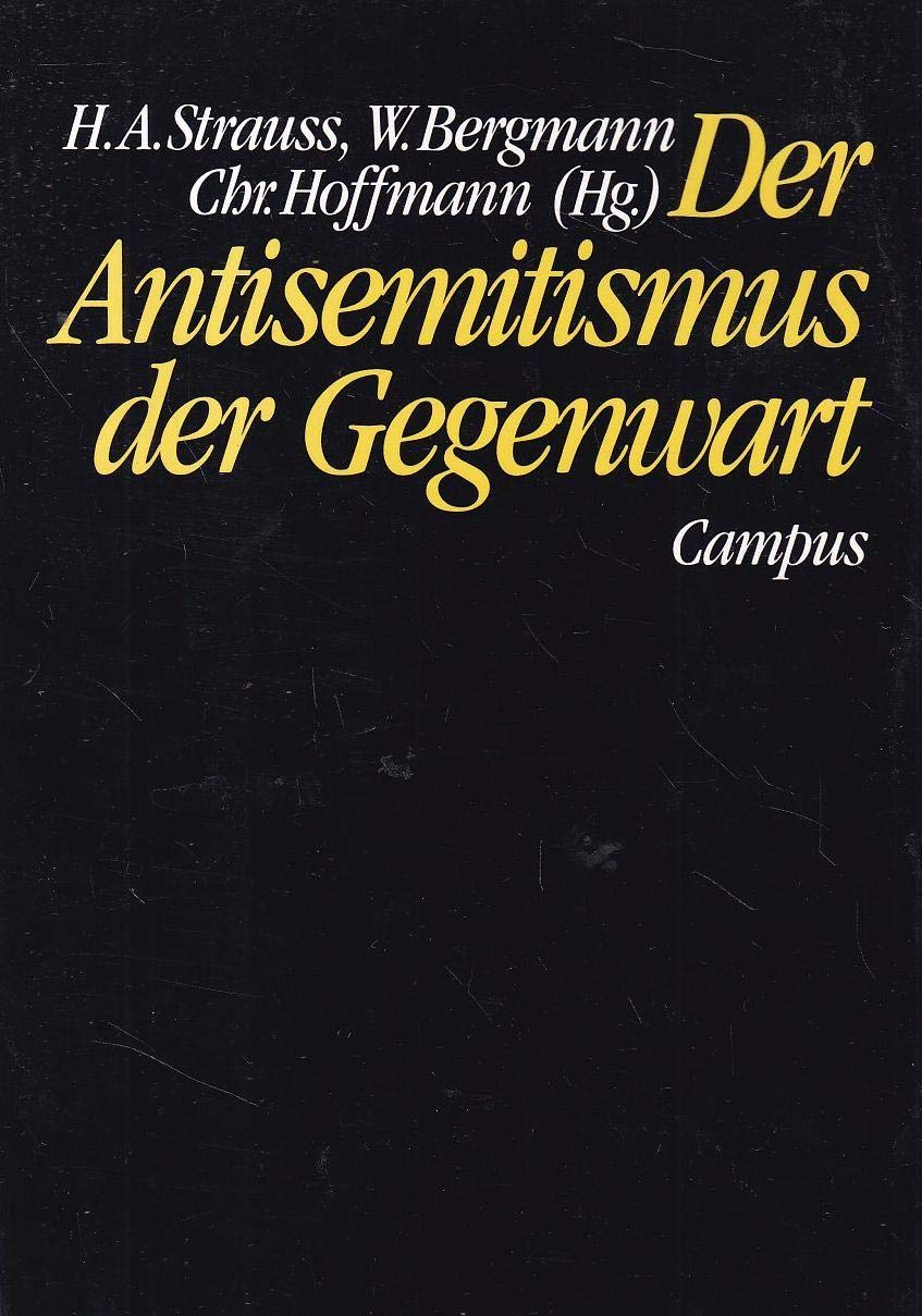 Der Antisemitismus der Gegenwart Social Sciences Books