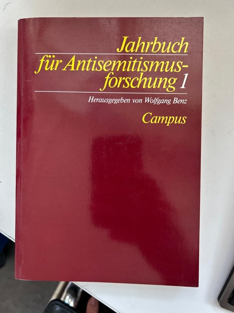 Jahrbuch für Antisemitismusforschung 1 Books