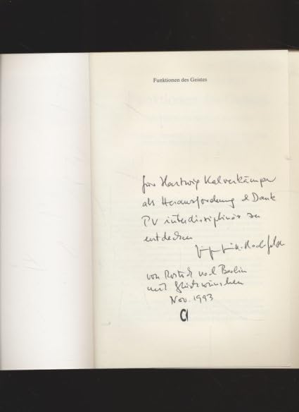 Funktionen des Geistes: Paul Valéry und die Wissenschaften Books
