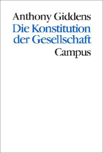 Die Konstitution der Gesellschaft: Grundzüge einer Theorie der Strukturierung (Theorie und Gesellschaft) Law