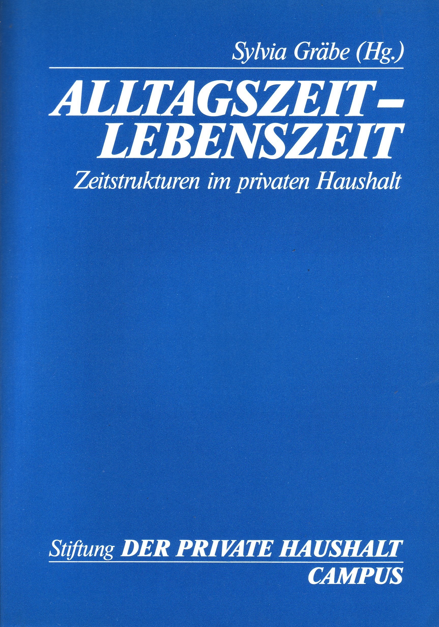 Alltagszeit - Lebenszeit: Zeitstrukturen im privaten Haushalt (Stiftung »Der Private Haushalt«) Books