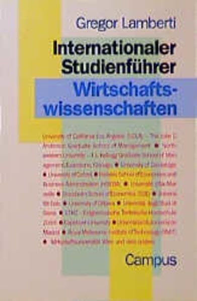 Internationaler Studienführer Wirtschaftswissenschaften Law