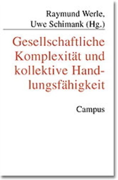 Gesellschaftliche Komplexität und kollektive Handlungsfähigkeit (Schriften aus dem MPI für Gesellschaftsforschung) Law