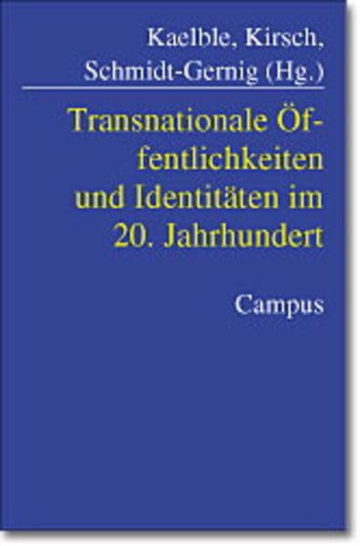 Transnationale Öffentlichkeiten und Identitäten im 20. Jahrhundert Law