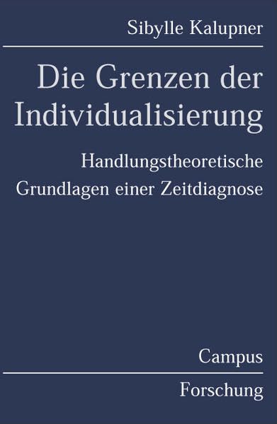 Die Grenzen der Individualisierung: Handlungstheoretische Grundlagen einer Zeitdiagnose (Campus Forschung) Law