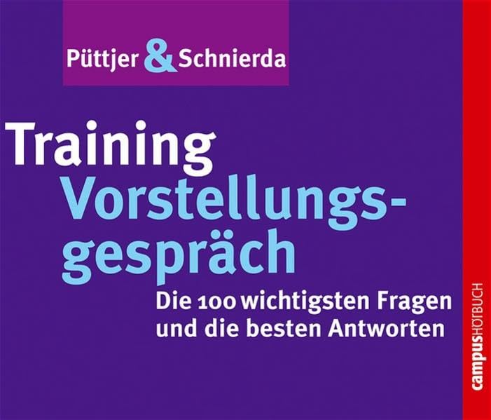 Training Vorstellungsgespräch. 2 CD's Business, Finance & Career Books