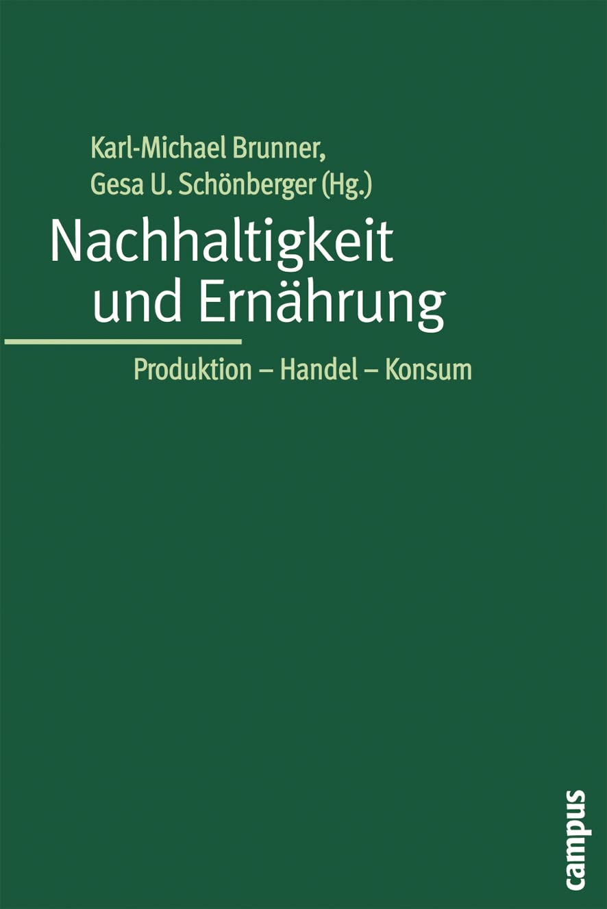 Nachhaltigkeit und Ernährung book