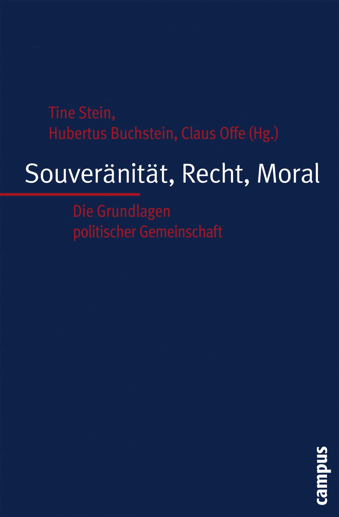 Souveränität, Recht, Moral: Die Grundlagen politischer Gemeinschaft Law