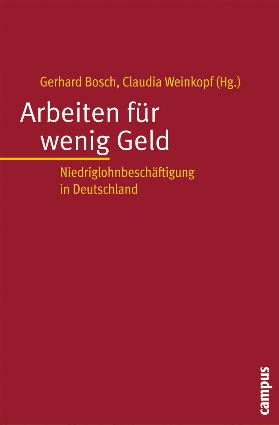 Arbeiten für wenig Geld: Niedriglohnbeschäftigung in Deutschland Law