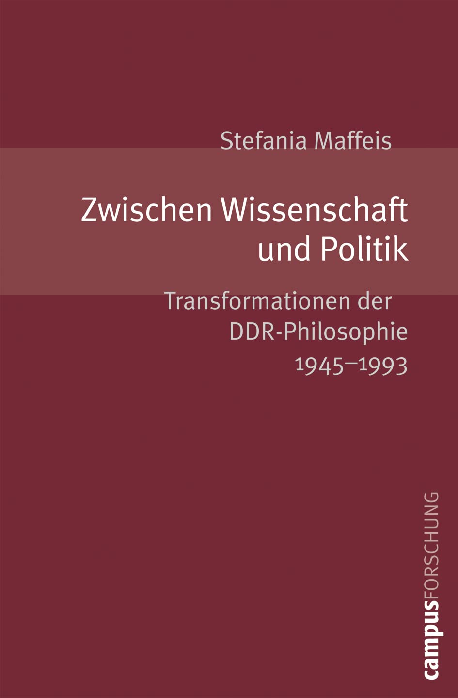 Zwischen Wissenschaft und Politik Philosophy