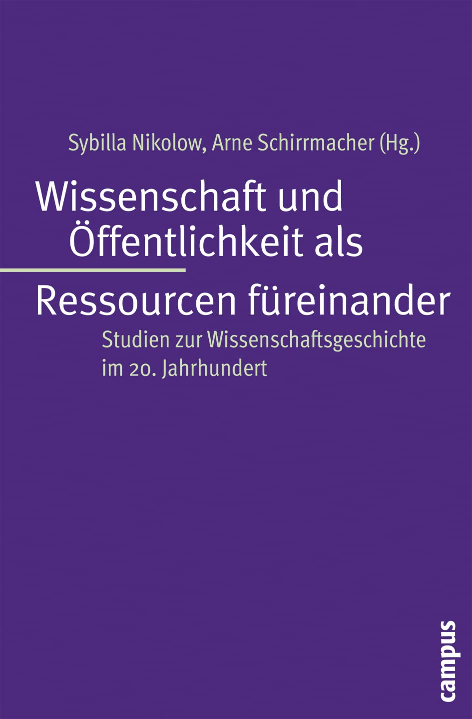 Wissenschaft und Öffentlichkeit als Ressourcen füreinander Reference Books