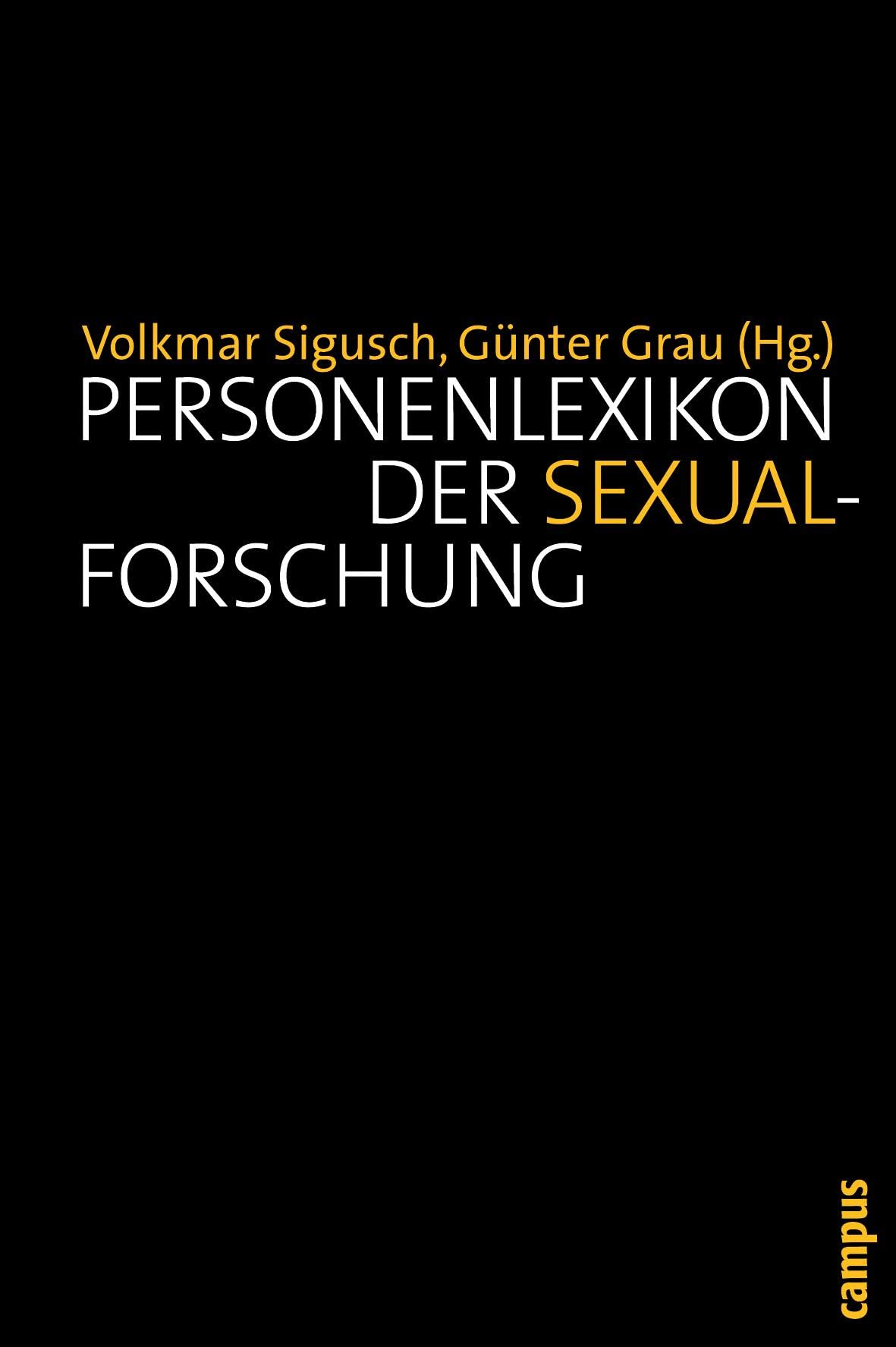 Personenlexikon der Sexualforschung Medicine