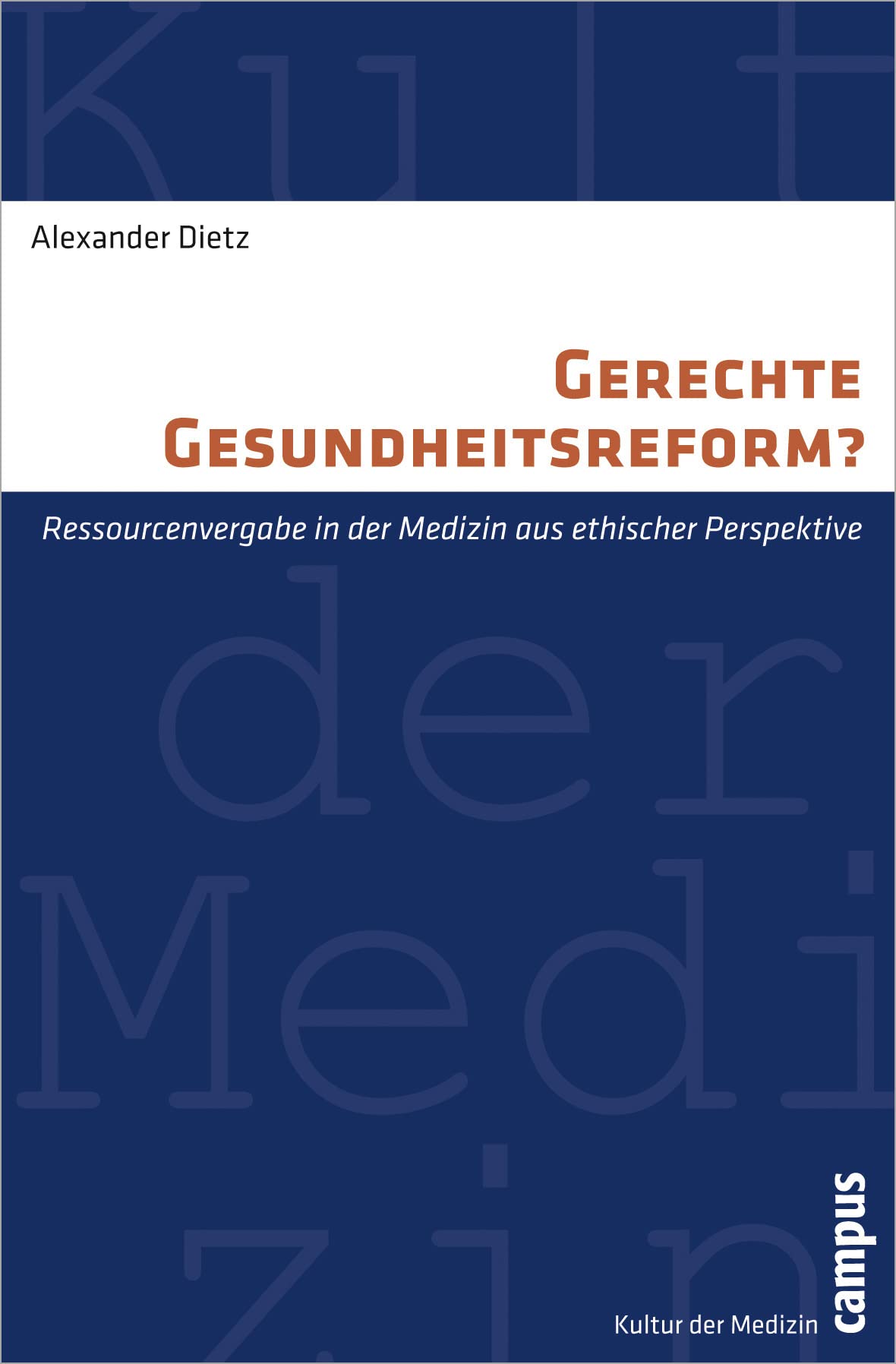 Gerechte Gesundheitsreform?: Ressourcenvergabe in der Medizin aus ethischer Perspektive (Kultur der Medizin, 33) Philosophy