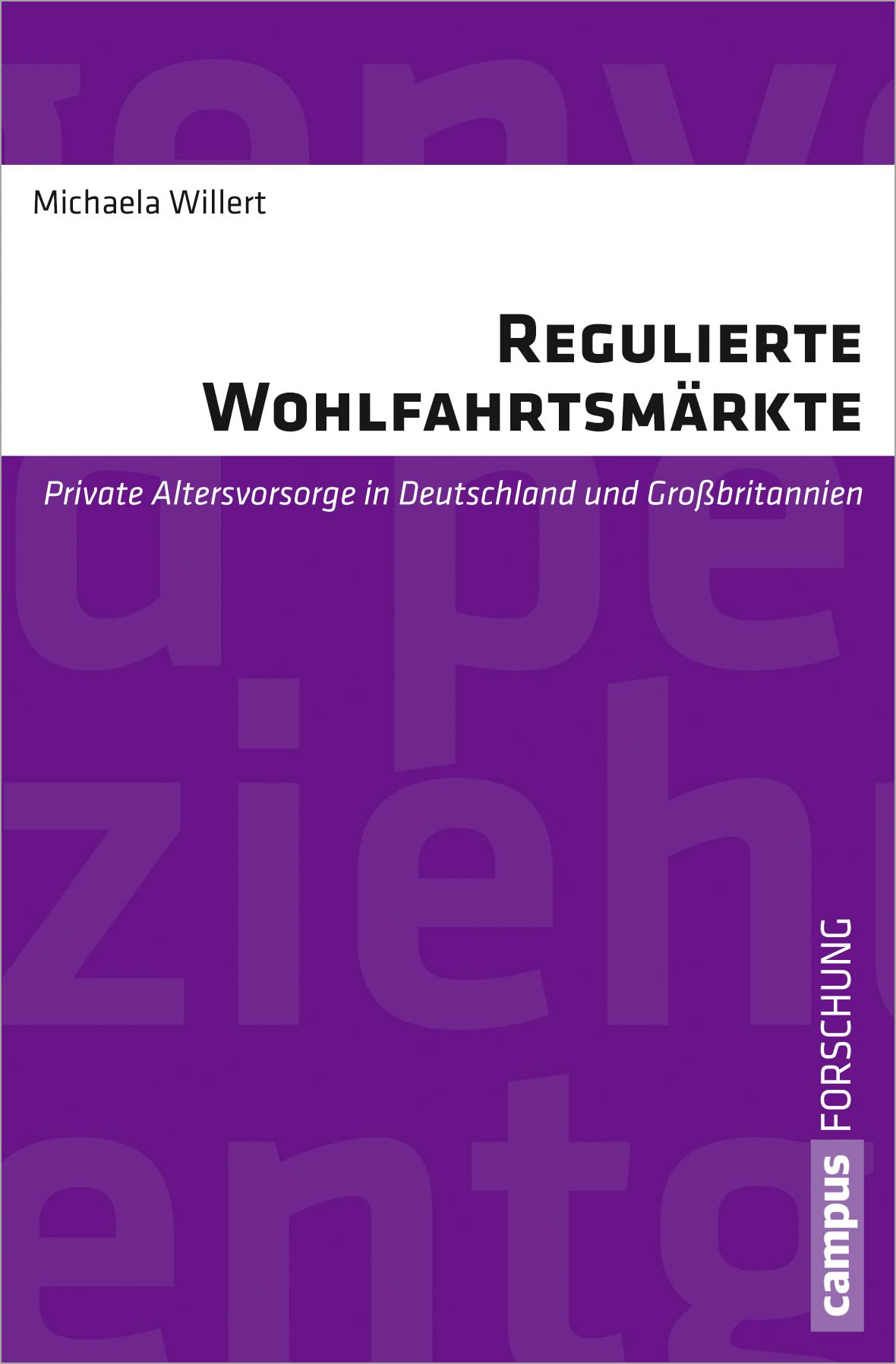 Regulierte Wohlfahrtsmärkte Law Books