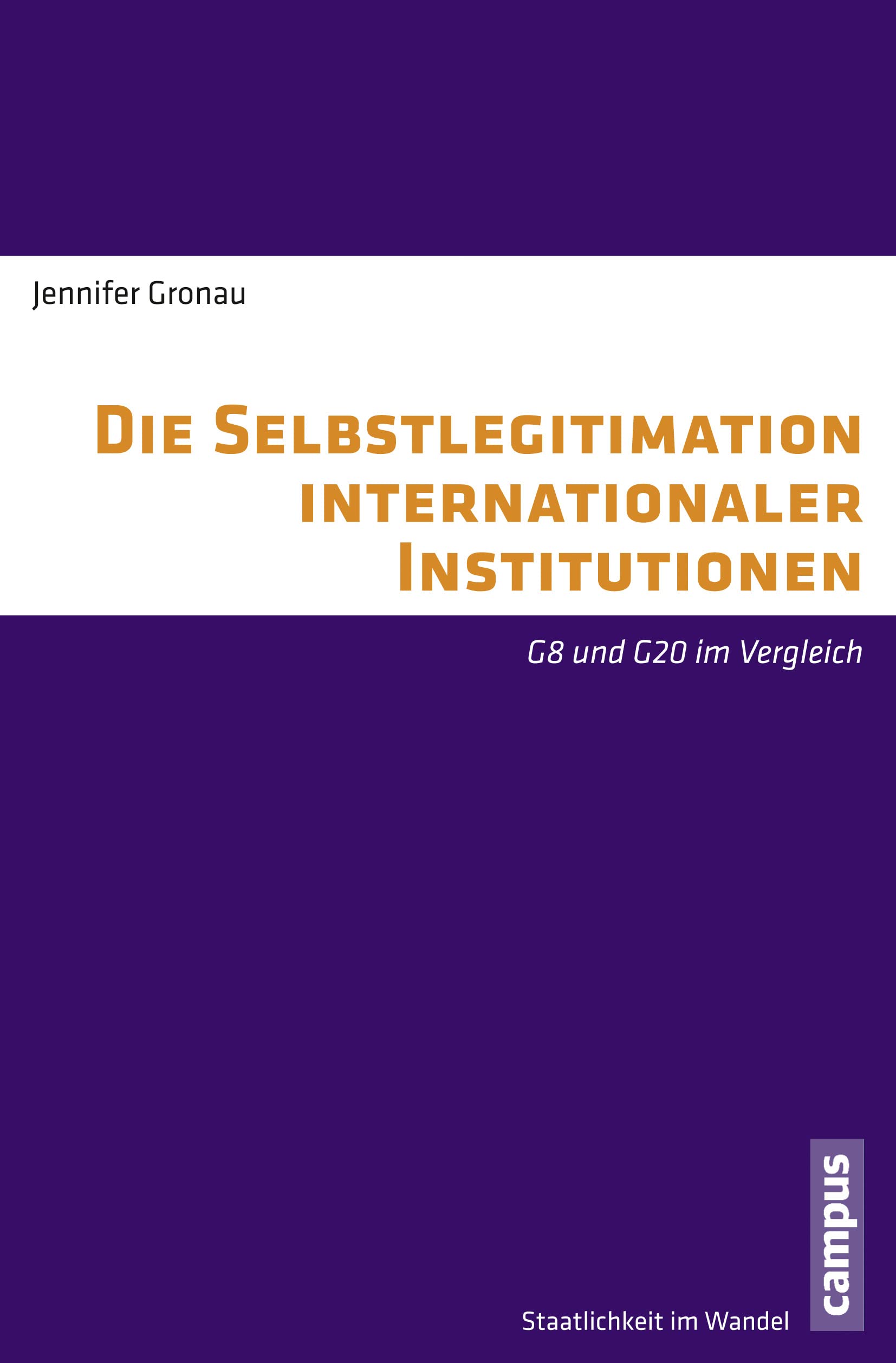 Die Selbstlegitimation internationaler Institutionen Law
