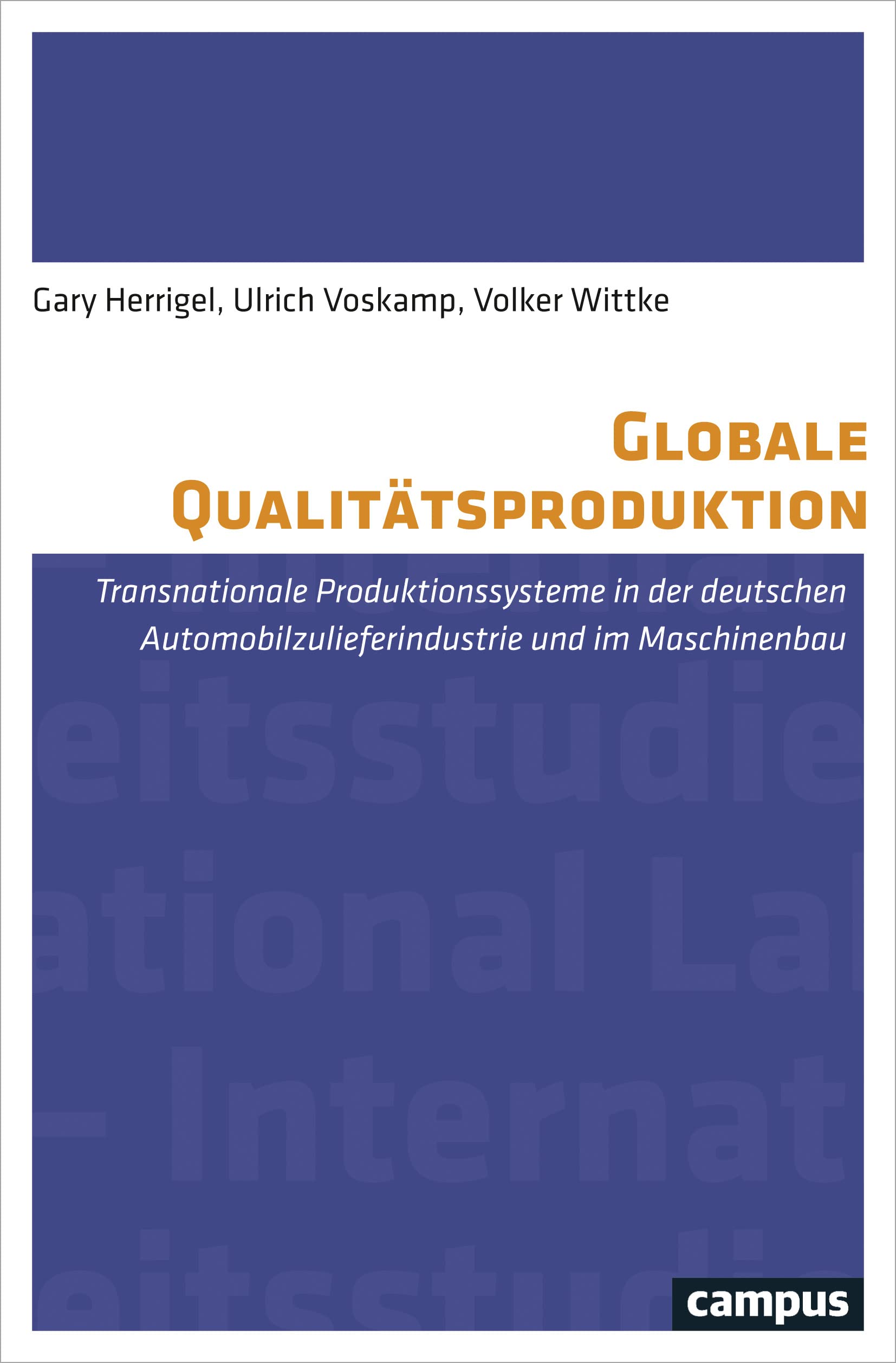 Globale Qualitätsproduktion Law