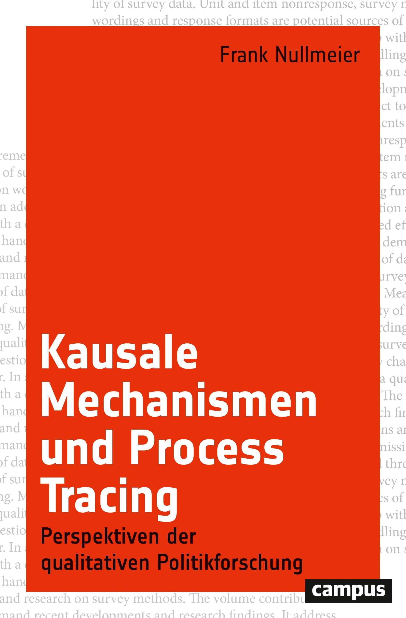 Kausale Mechanismen und Process Tracing: Perspektiven der qualitativen Politikforschung Law