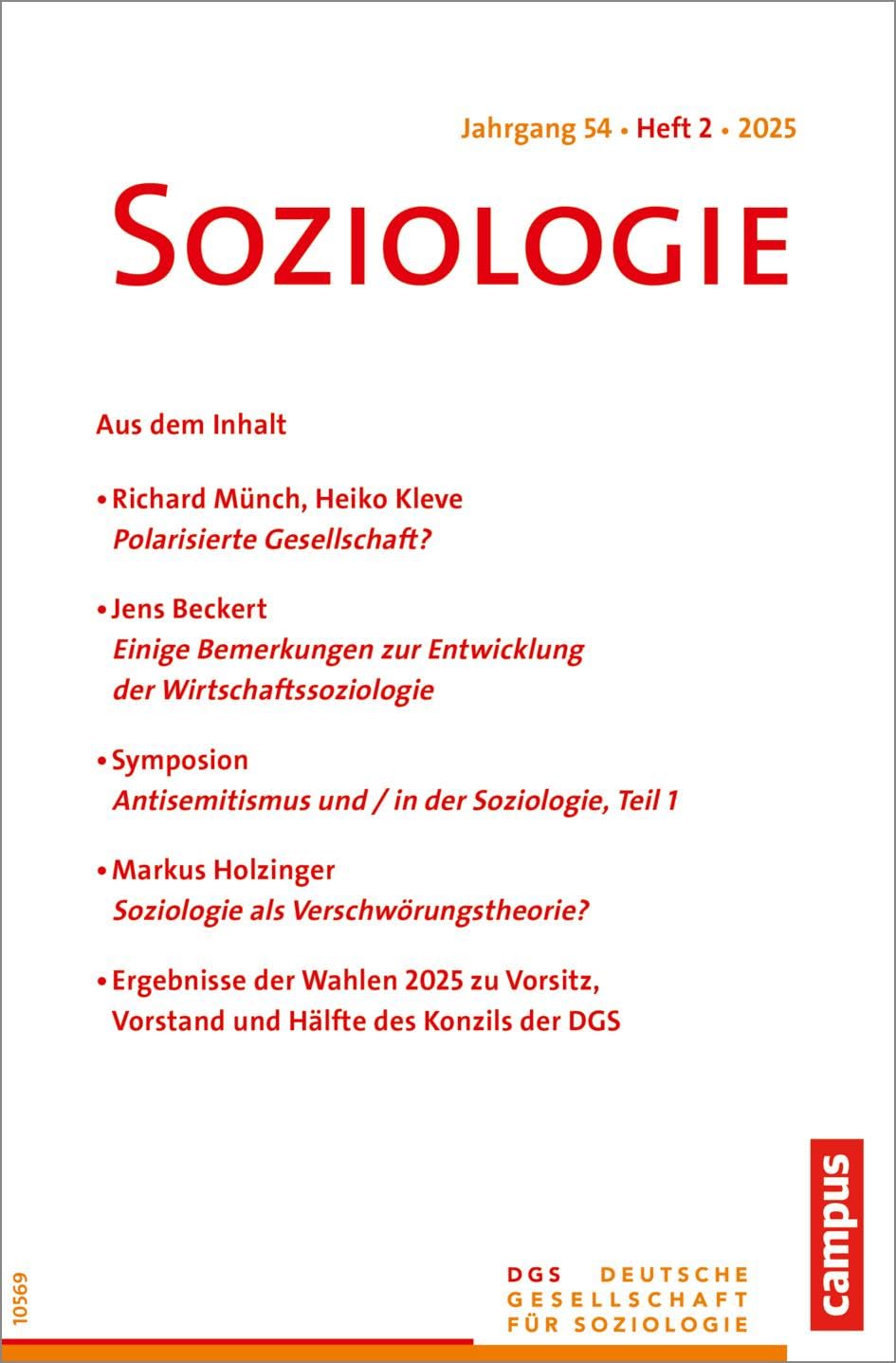 Soziologie 2/2025 Social Sciences