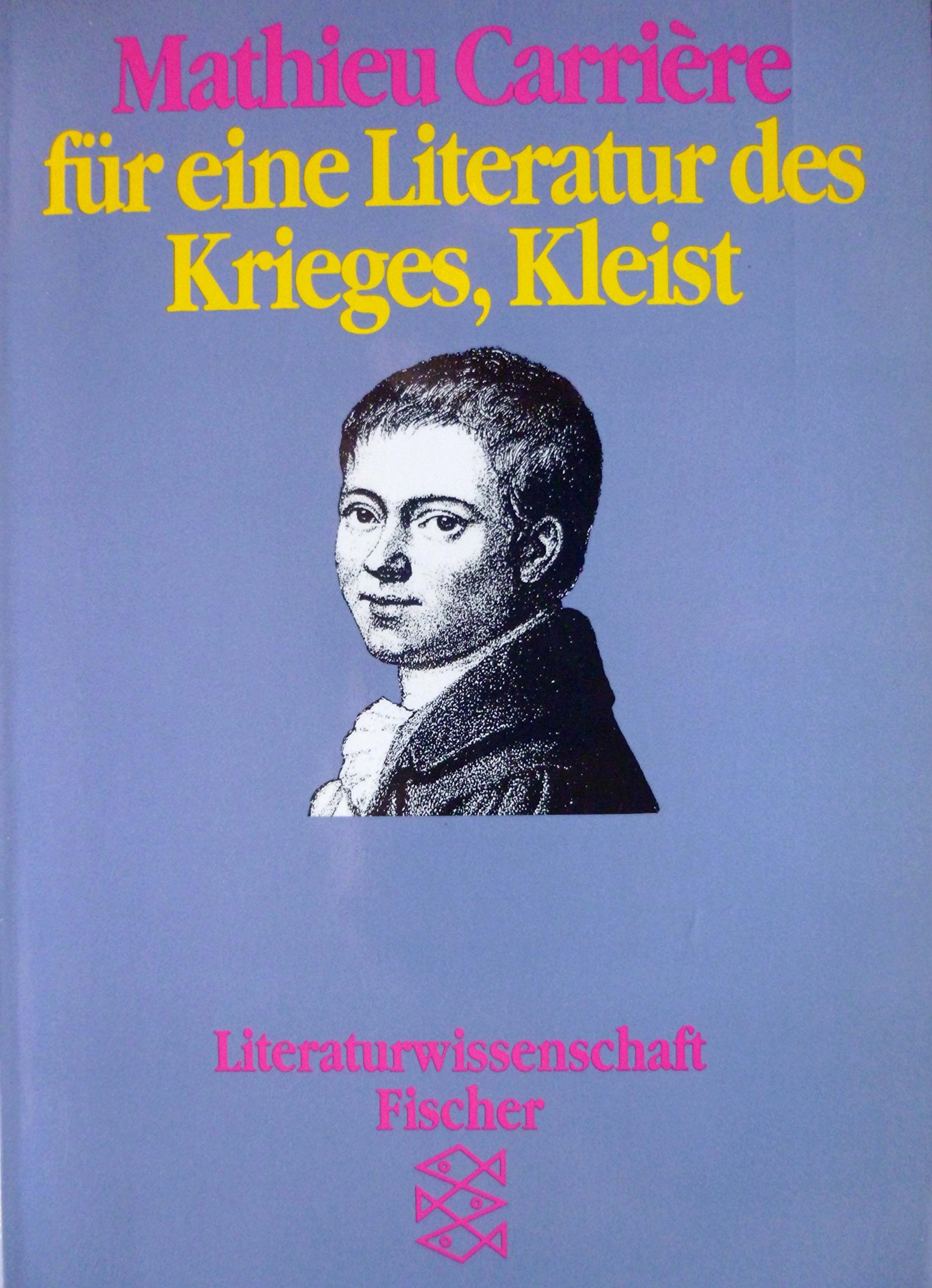 Für eine Literatur des Krieges, Kleist Professional & Reference Books