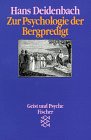 Zur Psychologie der Bergpredigt Self-help