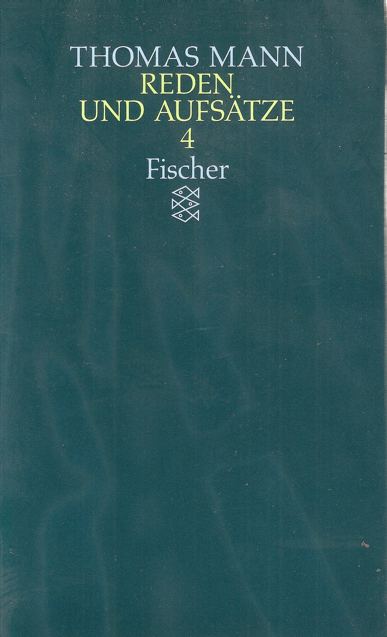 Reden und Aufsätze 4 Books