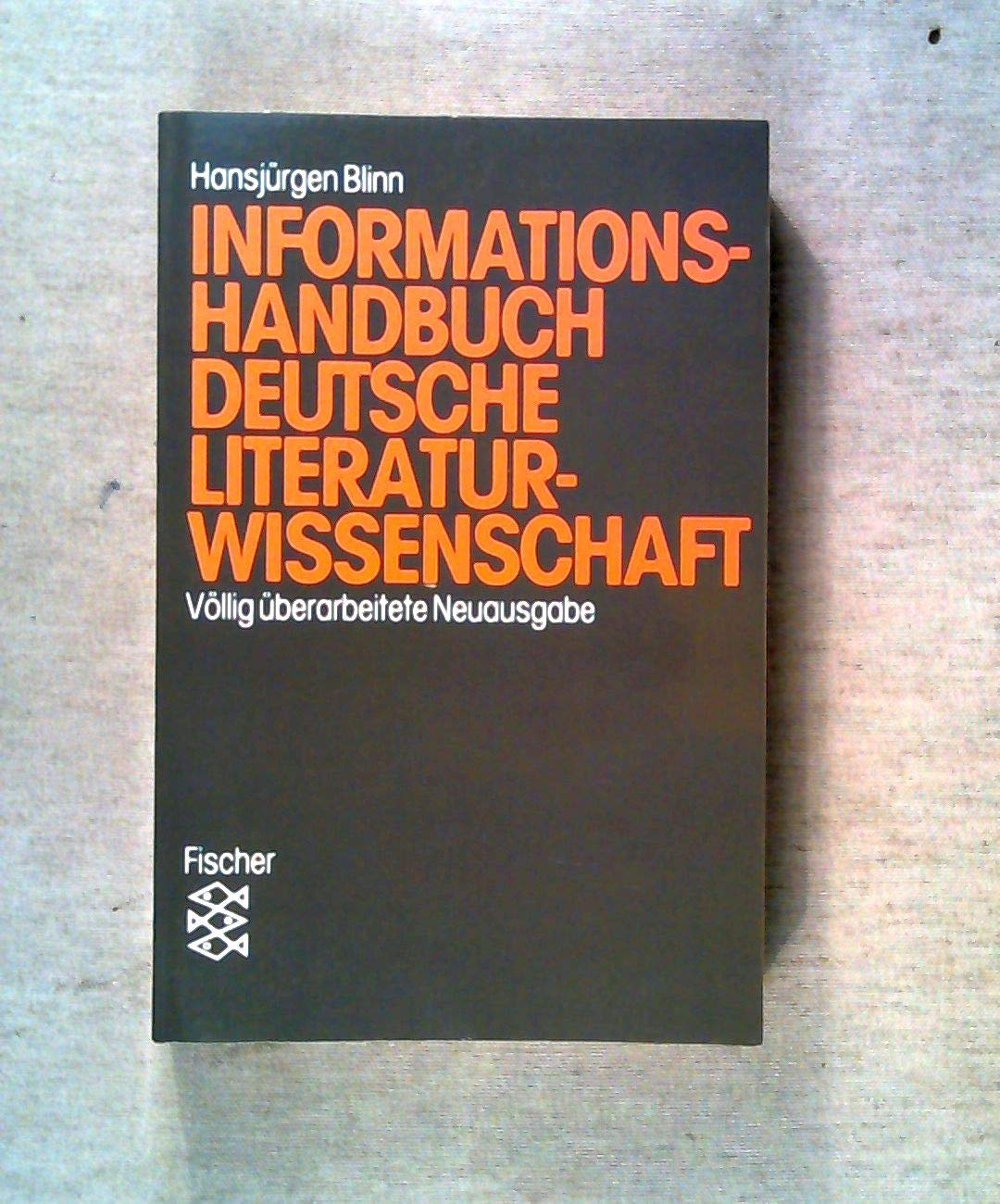 Informationshandbuch Deutsche Literaturwissenschaft Natural Sciences