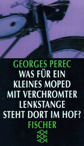 Was für ein kleines Moped mit verchromter Lenkstange steht dort im Hof? Contemporary literature
