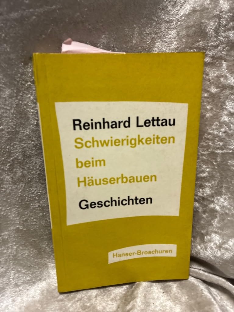 Schwierigkeiten beim Häuserbauen /Auftritt Manigs Books