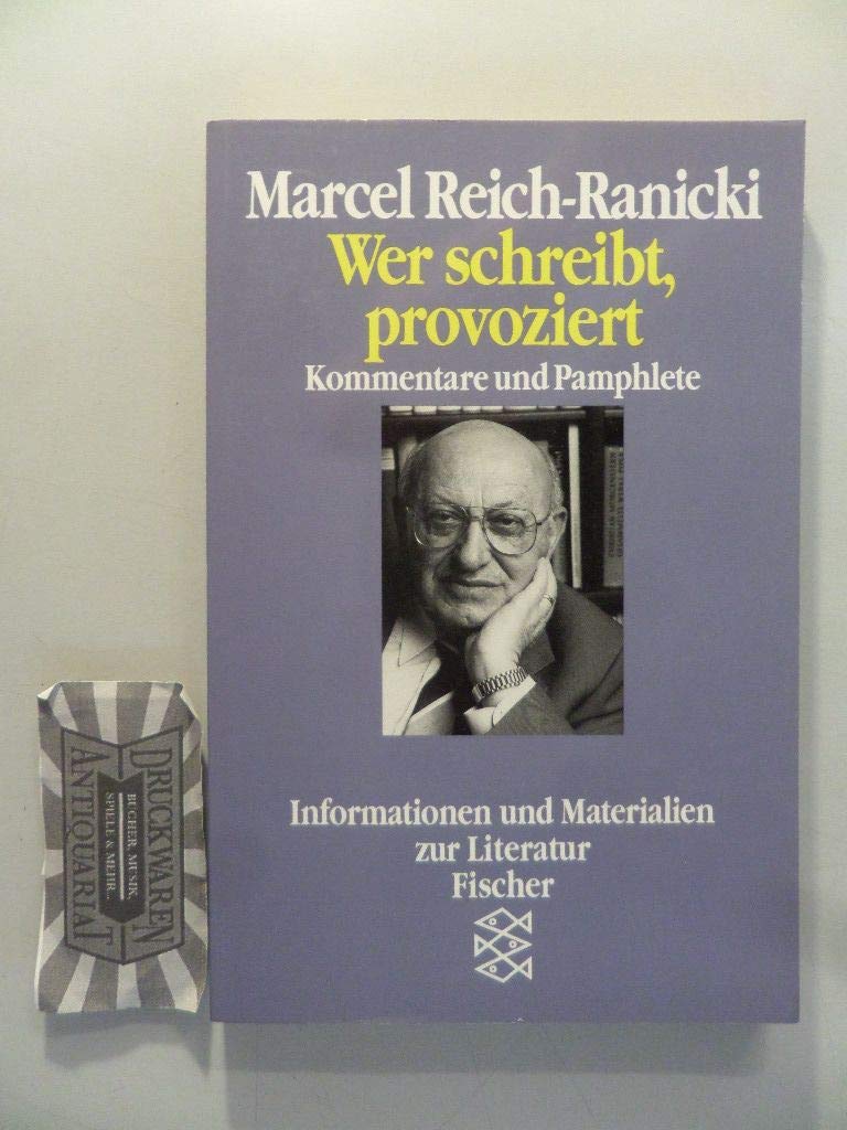 Wer schreibt, provoziert: Pamphlete und Kommentare Professional & Reference Books