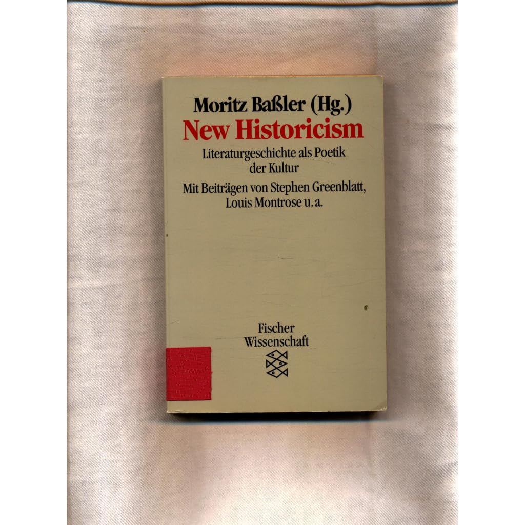 New Historicism: Literaturgeschichte als Poetik der Kultur Professional & Reference Books