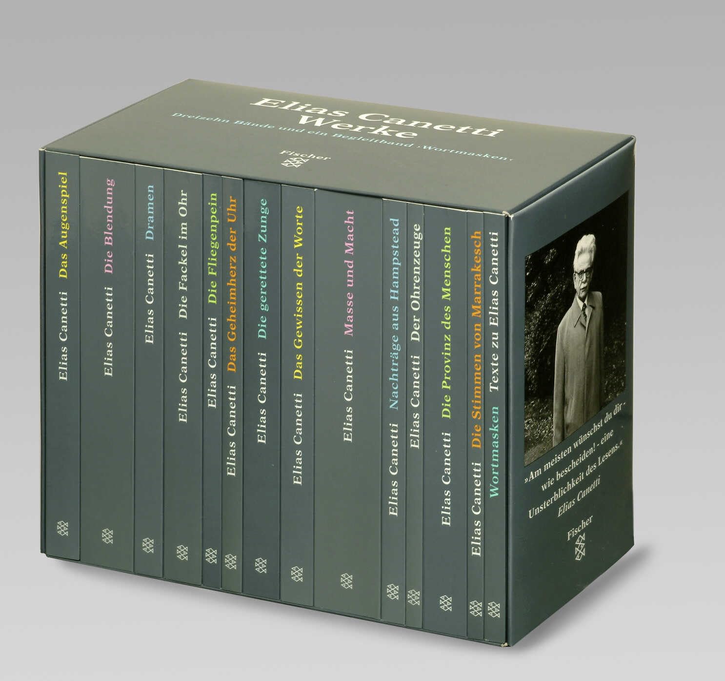 Werke: Dreizehn Bände und ein Begleitband »Wortmasken« in Kassette Classics