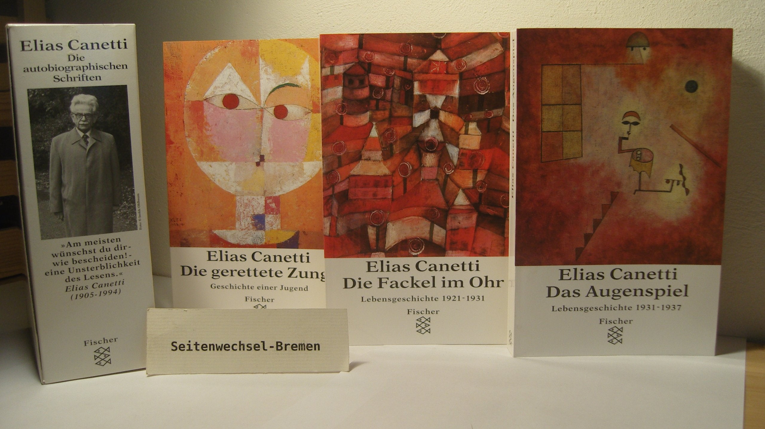 Die autobiographischen Schriften: Die gerettete Zunge /Die Fackel im Ohr /Das Augenspiel Memories