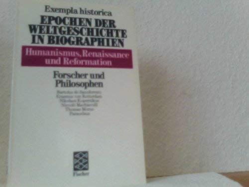 Humanismus, Renaissance und Reformation. Forscher und Philosophen Science