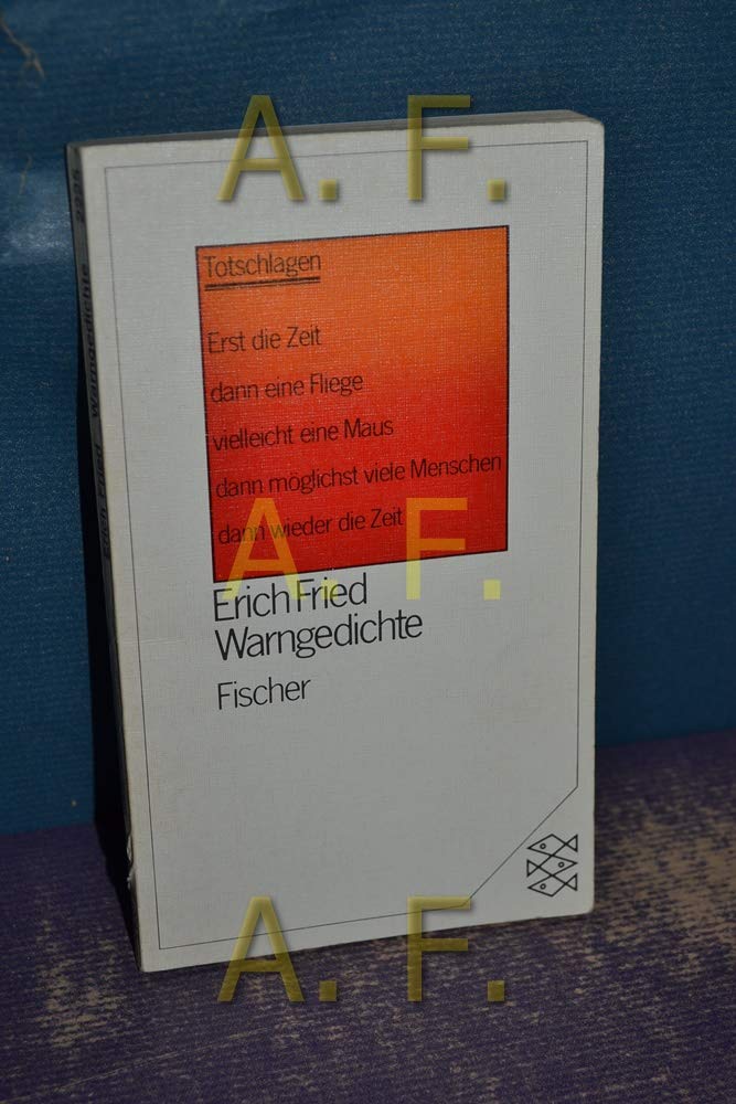 Warngedichte Fiction Books