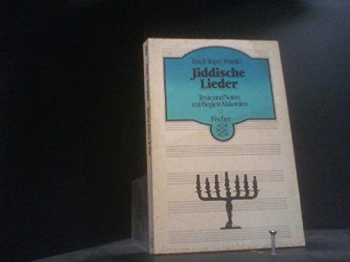Jiddische Lieder: Texte und Noten mit Begleit-Akkorden Social Sciences