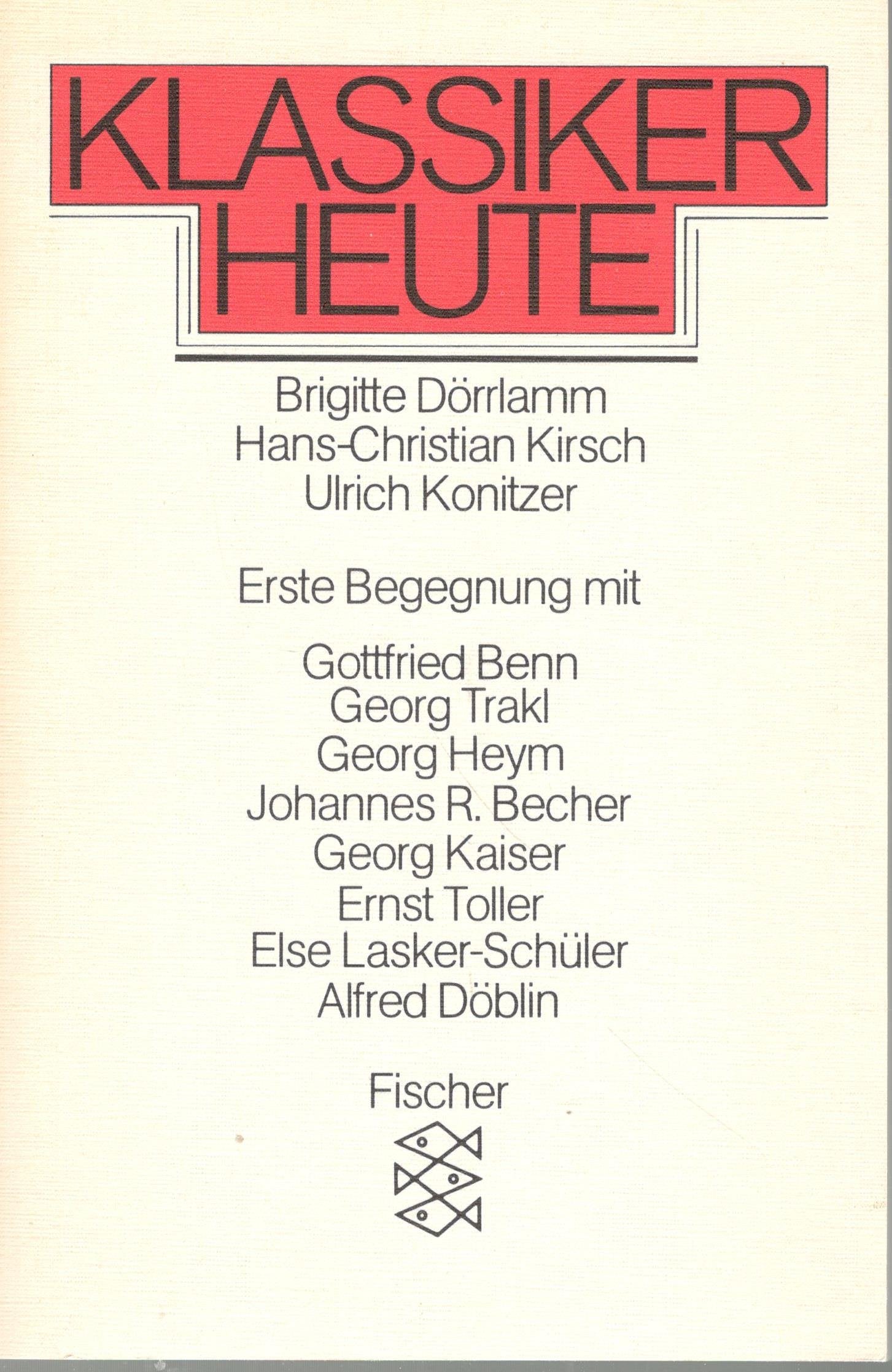 Klassiker heute - Die Zeit des Expressionismus: Erste Begegnung mit Georg Heym, Georg Trakl, Gottfried Benn, Johannes R. Becher, Georg Kaiser, Alfred Döblin, Else Lasker-Schüler, Ernst Toller Politics & History