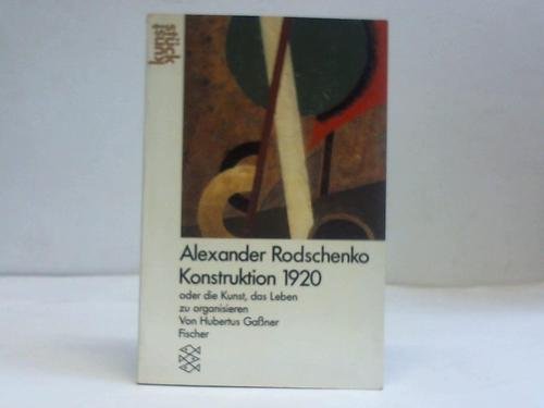 Rodschenko. Konstruktion 1920 Second-hand books on film, art and culture