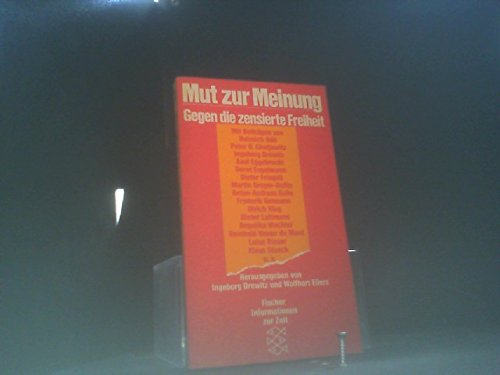 Mut zur Meinung. Gegen die zensierte Freiheit. Law