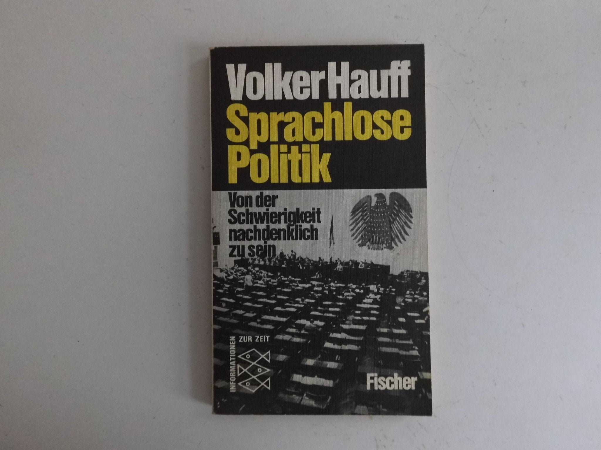 Sprachlose Politik. Von der Schwierigkeit nachdenklich zu sein Books