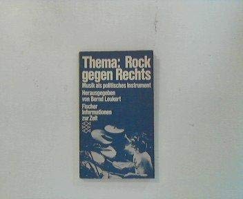 Thema: Rock gegen Rechts. Musik als politisches Instrument. Arts & Music