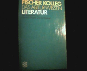 FISCHER KOLLEG DAS ABITURWISSEN LITERATUR (FISCHER KOLLEG) Books