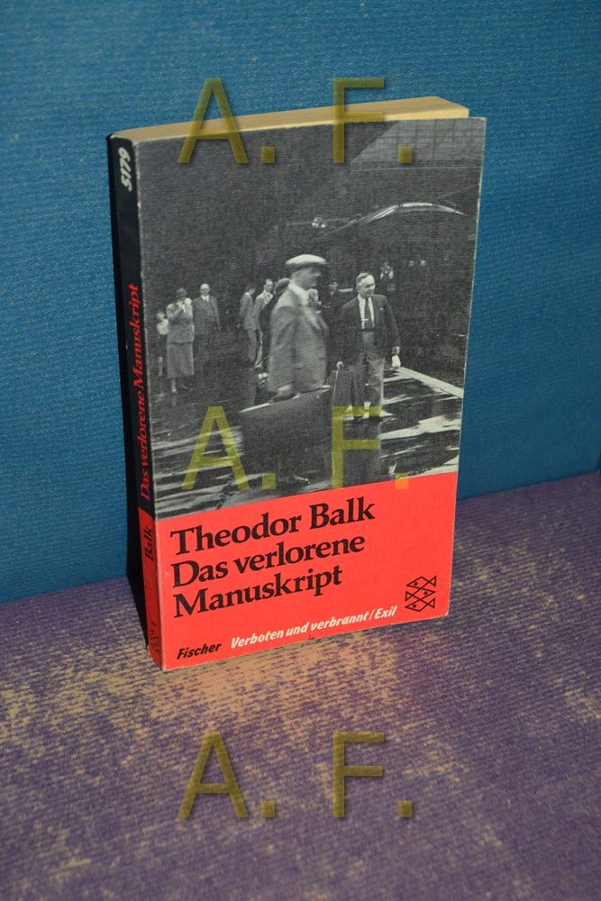 Das verlorene Manuskript: (Bibliothek der verbrannten Bücher) Politics & Society