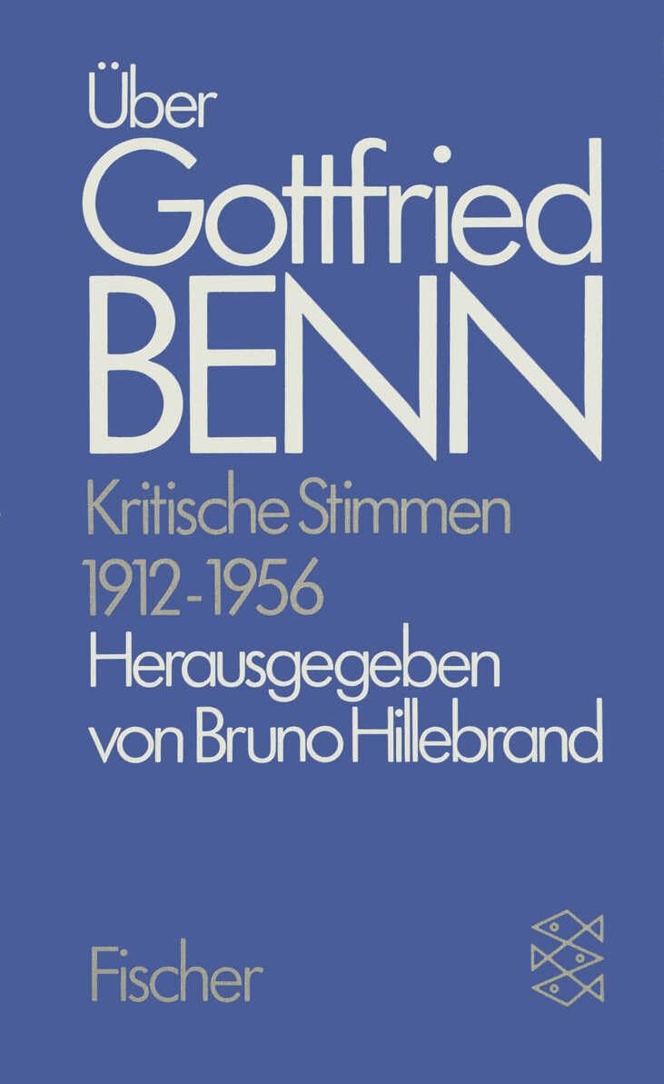 Über Gottfried Benn Contemporary literature Books