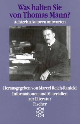 Was halten Sie von Thomas Mann? Art & Literature Books
