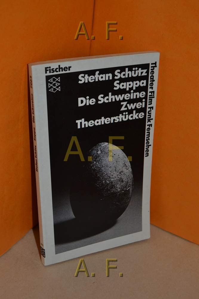 Sappa. Die Schweine: 2 Theaterstücke Books