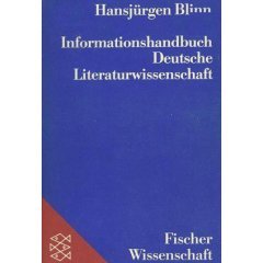 Informationshandbuch Deutsche Literaturwissenschaft Contemporary literature